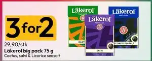 Gigaboks Läkerol big pack 75 g tilbud