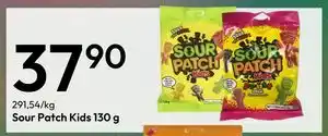 Gigaboks Sour Patch Kids 130 g tilbud