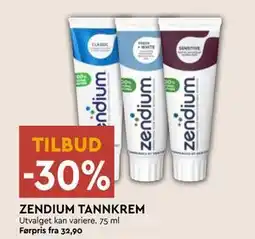 Coop Mega ZENDIUM TANNKREM tilbud