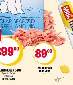Coop Extra POLAR REKER I LØS VEKT tilbud