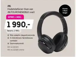 ELON Hodetelefoner Over-ear JBLTOURONEM2BLK svart tilbud