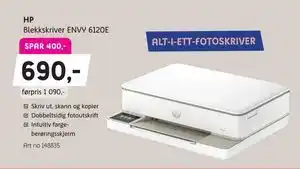 ELON Blekkskriver ENVY 6120E tilbud