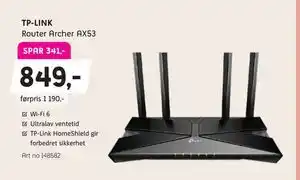 ELON Router Archer AX53 tilbud