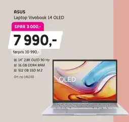 ELON Laptop Vivobook 14 OLED tilbud