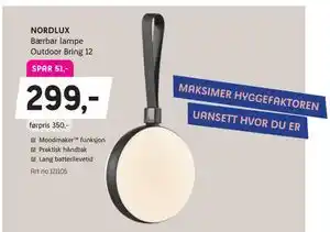 ELON NORDLUX Bærbar lampe Outdoor Bring 12 tilbud