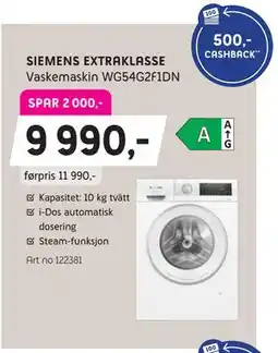 ELON Vaskemaskin tilbud