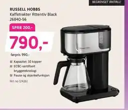 ELON Kaffetrakter Attentiv Black 26840-56 tilbud