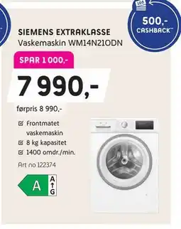 ELON Vaskemaskin tilbud