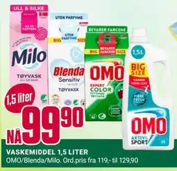 Europris VASKEMIDDEL 1,5 LITER tilbud