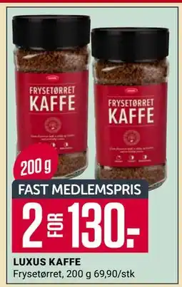 Europris LUXUS KAFFE tilbud