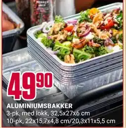 Europris ALUMINIUMSBAKKER tilbud
