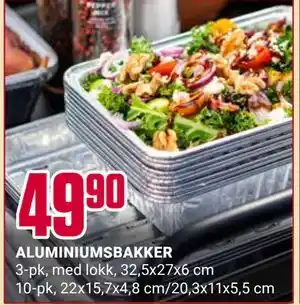 Europris ALUMINIUMSBAKKER tilbud