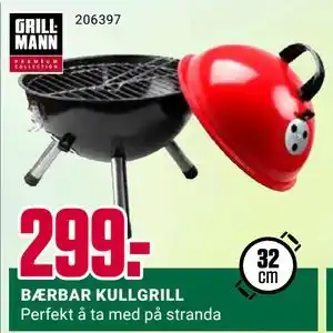 Europris BÆRBAR KULLGRILL tilbud