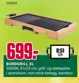 Europris BORDGRILL XL tilbud