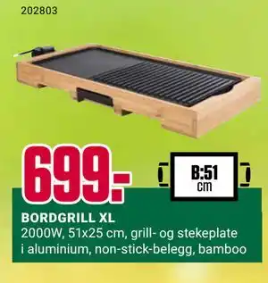 Europris BORDGRILL XL tilbud