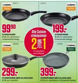 Europris Alle Cuisine stekepanner tilbud