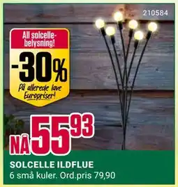 Europris SOLCELLE ILDFLUE tilbud