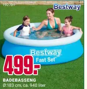 Europris BADEBASSENG tilbud