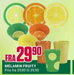 Europris MELAMIN FRUITY tilbud