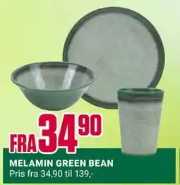 Europris MELAMIN GREEN BEAN tilbud