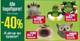 Europris Alle hagefigurer! tilbud