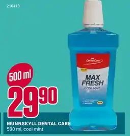Europris MUNNSKYLL DENTAL CARE tilbud