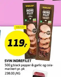 Bunnpris SVIN INDREFILET tilbud