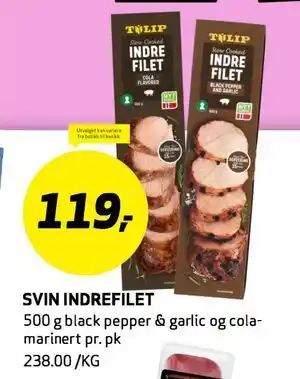 Bunnpris SVIN INDREFILET tilbud