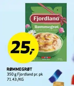 Bunnpris RØMMEGRØT tilbud