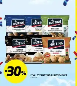 Bunnpris UTVALGTE HATTING-RUNDSTYKKER tilbud