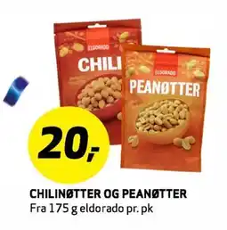 Bunnpris CHILINØTTER OG PEANØTTER tilbud