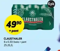 Bunnpris CLAUSTHALER tilbud