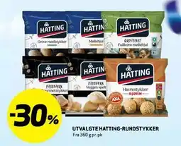Bunnpris UTVALGTE HATTING-RUNDSTYKKER tilbud
