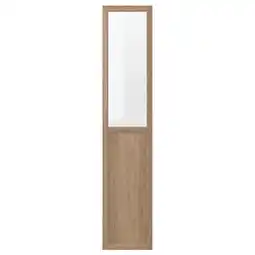IKEA Oxberg Panel/vitrinedør, eikemønstret, 40x192 cm tilbud