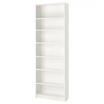 IKEA Billy Bokhylle, hvit, 80x28x237 cm tilbud