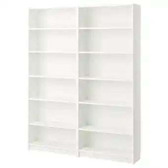IKEA Billy Bokhylle, hvit, 160x28x202 cm tilbud