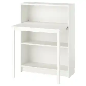 IKEA Billy Bokhylle med skrivebord, hvit, 80x106 cm tilbud