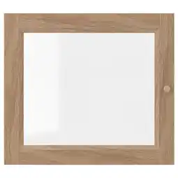 IKEA Oxberg Vitrinedør, eikemønstret, 40x35 cm tilbud