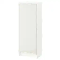 IKEA Billy / hÖgbo Bokhyllekombo glassdører, hvit, 40x30x106 cm tilbud