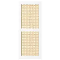 IKEA HÖgadal Dør, hvit/flettet bambus, 40x97 cm tilbud