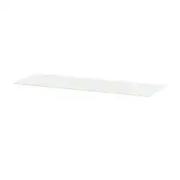 IKEA Billy Ekstra hylleplate, glass, 76x26 cm tilbud