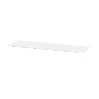 IKEA Billy Ekstra hylleplate, glass, 76x26 cm tilbud