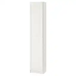 IKEA Billy / oxberg Bokhylle med dører, hvit, 40x30x202 cm tilbud