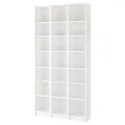 IKEA Billy Bokhylle, hvit, 120x28x237 cm tilbud
