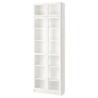 IKEA Billy / oxberg Bokhylle, hvit, 80x30x237 cm tilbud