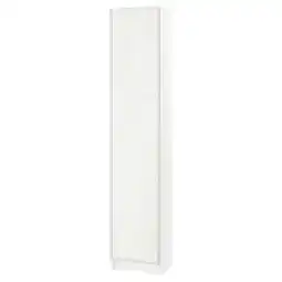 IKEA Billy / hÖgbo Bokhyllekombo glassdører, hvit, 40x30x202 cm tilbud