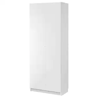 IKEA Billy / ottebol Bokhylle med dører, hvit, 80x41x202 cm tilbud