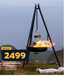 Megaflis Espegard bålpanne Glo tilbud