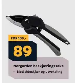 Megaflis Norgarden beskjæringssaks tilbud