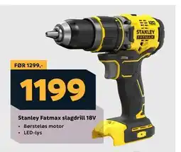 Megaflis Stanley Fatmax slagdrill 18V tilbud